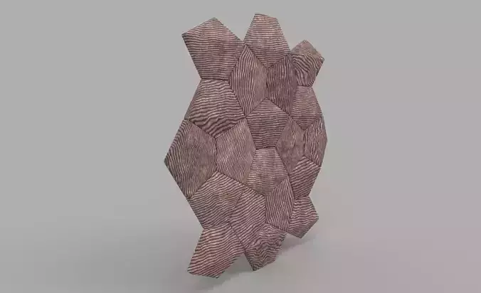 Atlanta Wall Decor Low-poly 3D model