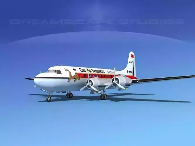 Douglas DC-4 Civil Air Transport China 3