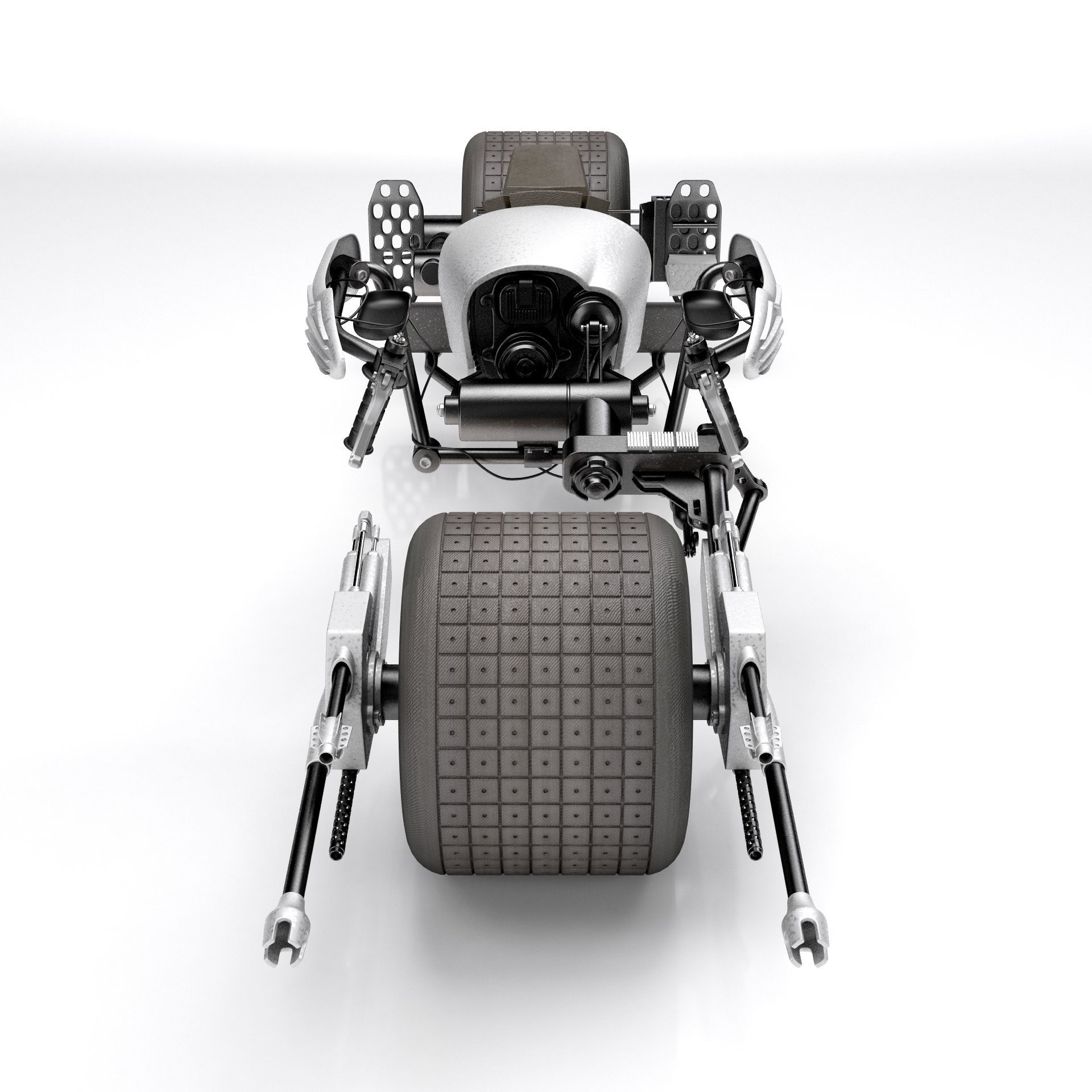 Batpod The Dark Knight 3D model_11