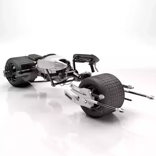 Batpod The Dark Knight 3D model