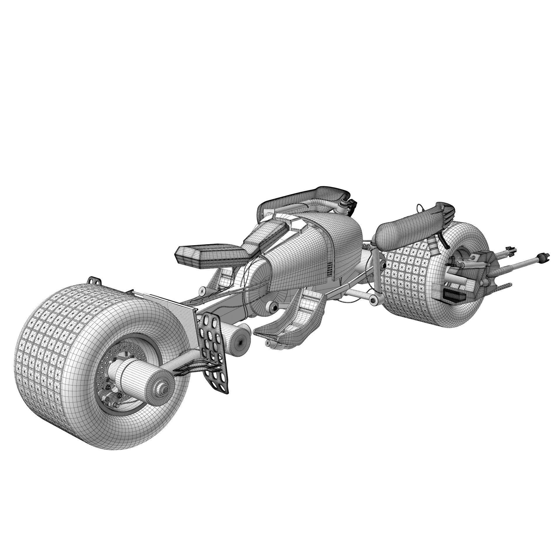 Batpod The Dark Knight 3D model_26