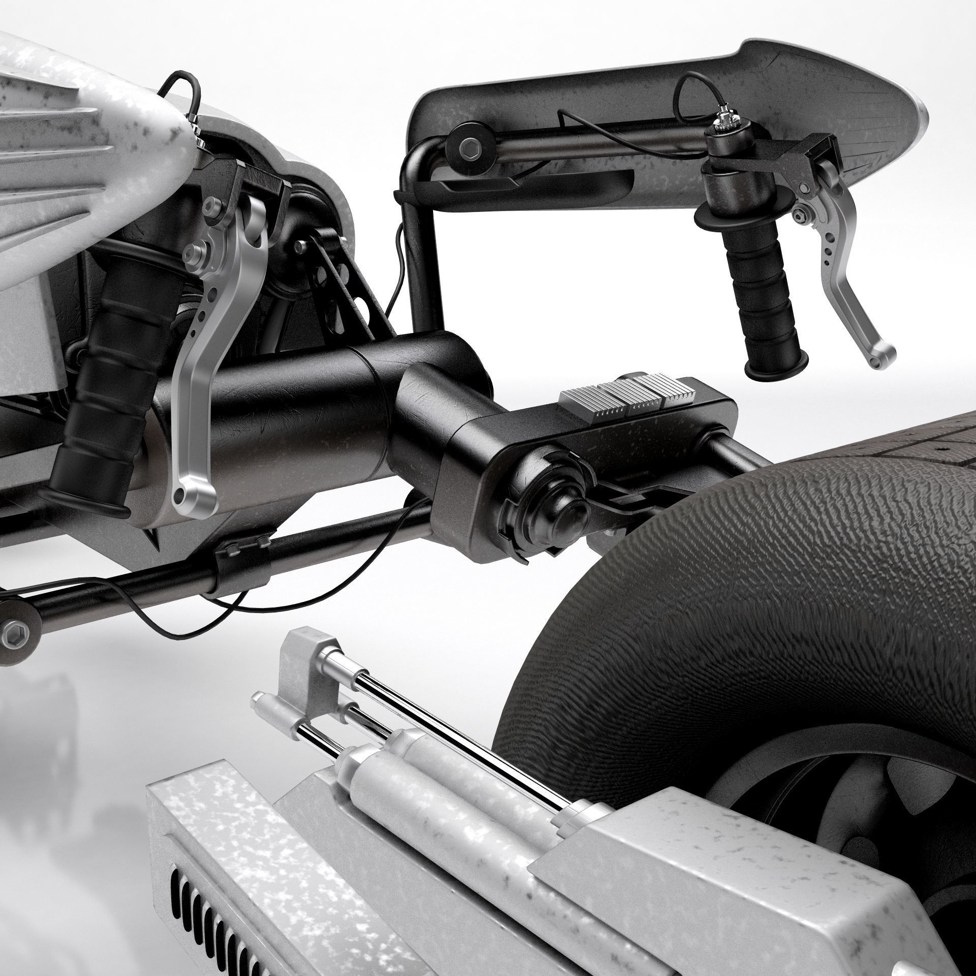 Batpod The Dark Knight 3D model_14