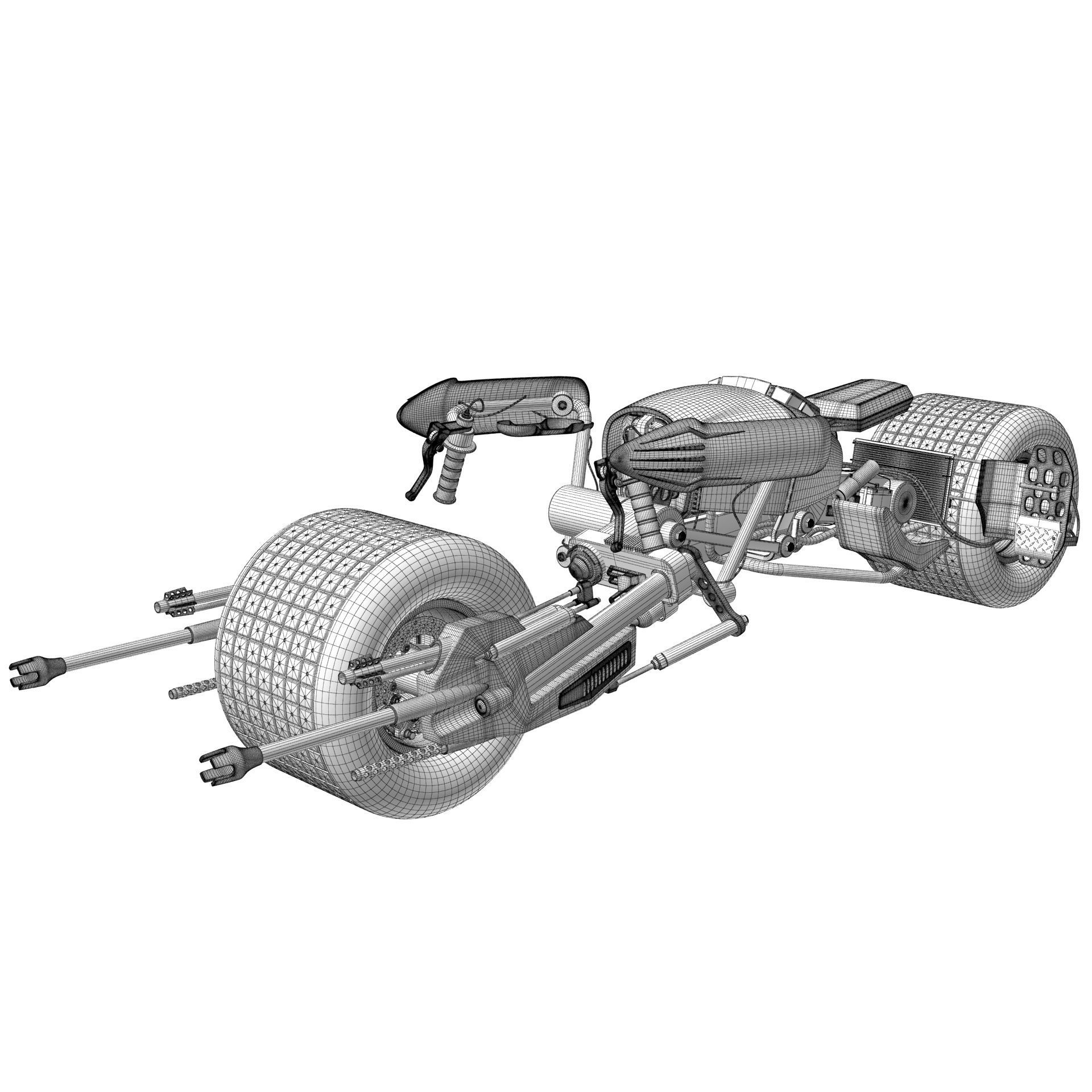 Batpod The Dark Knight 3D model_21