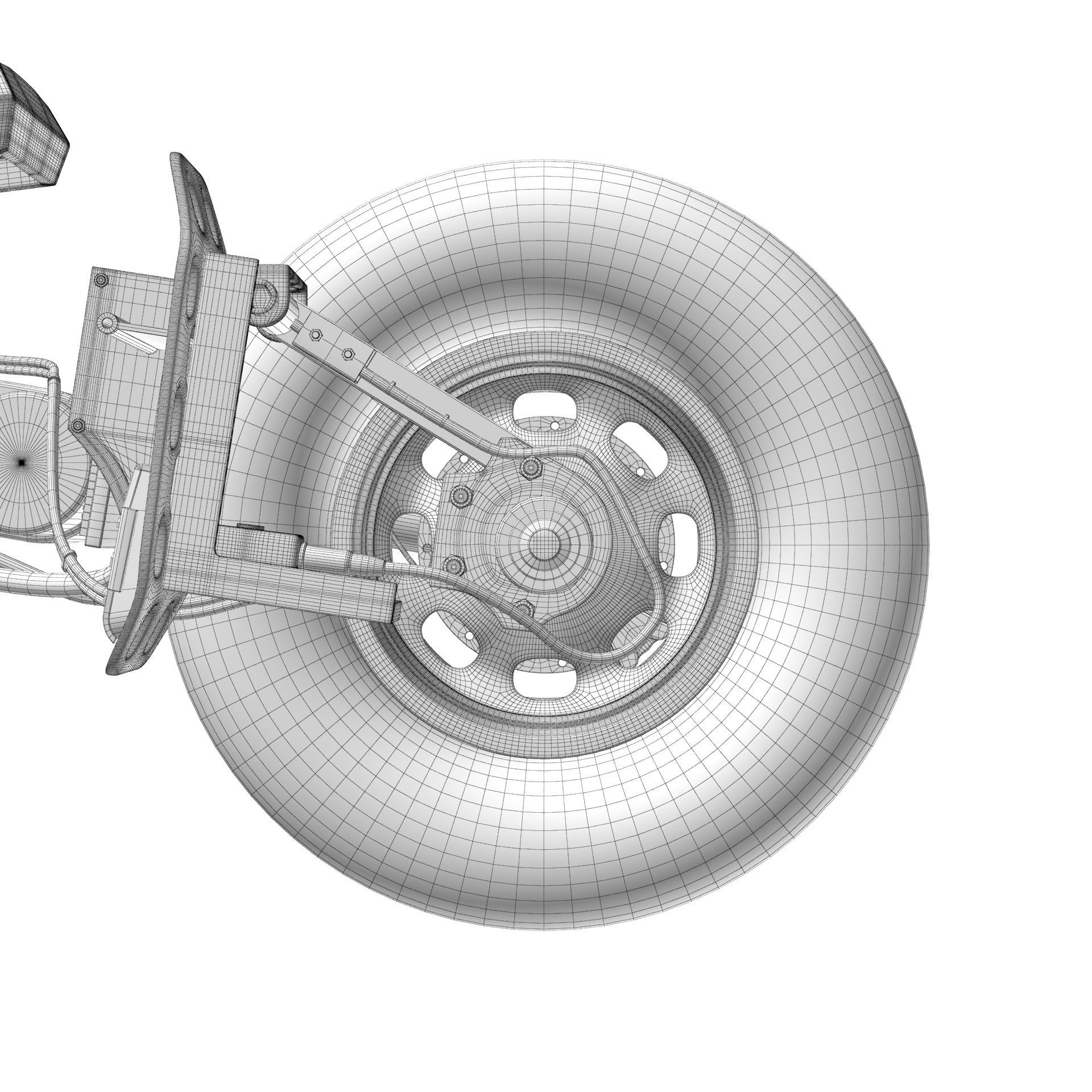 Batpod The Dark Knight 3D model_35
