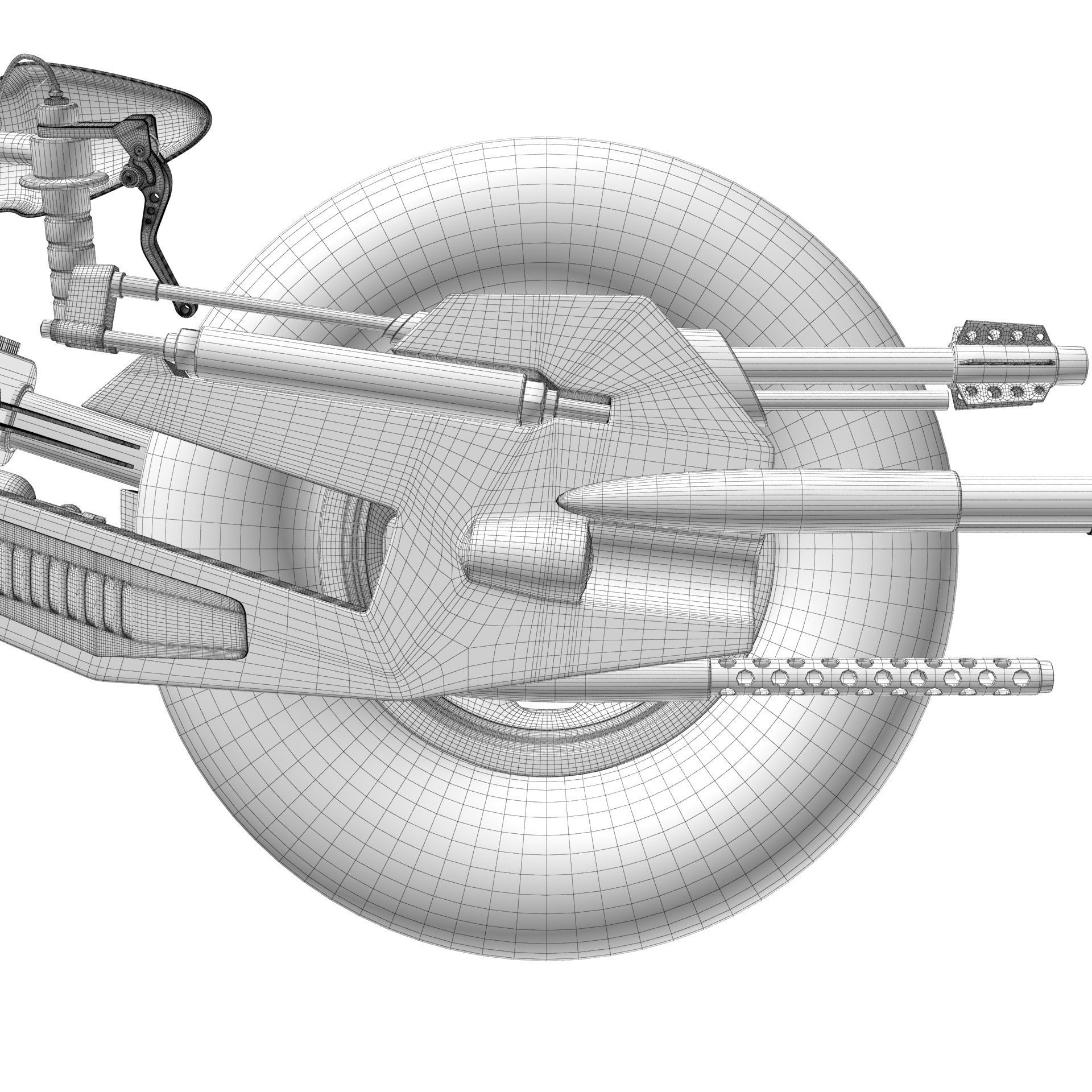 Batpod The Dark Knight 3D model_29