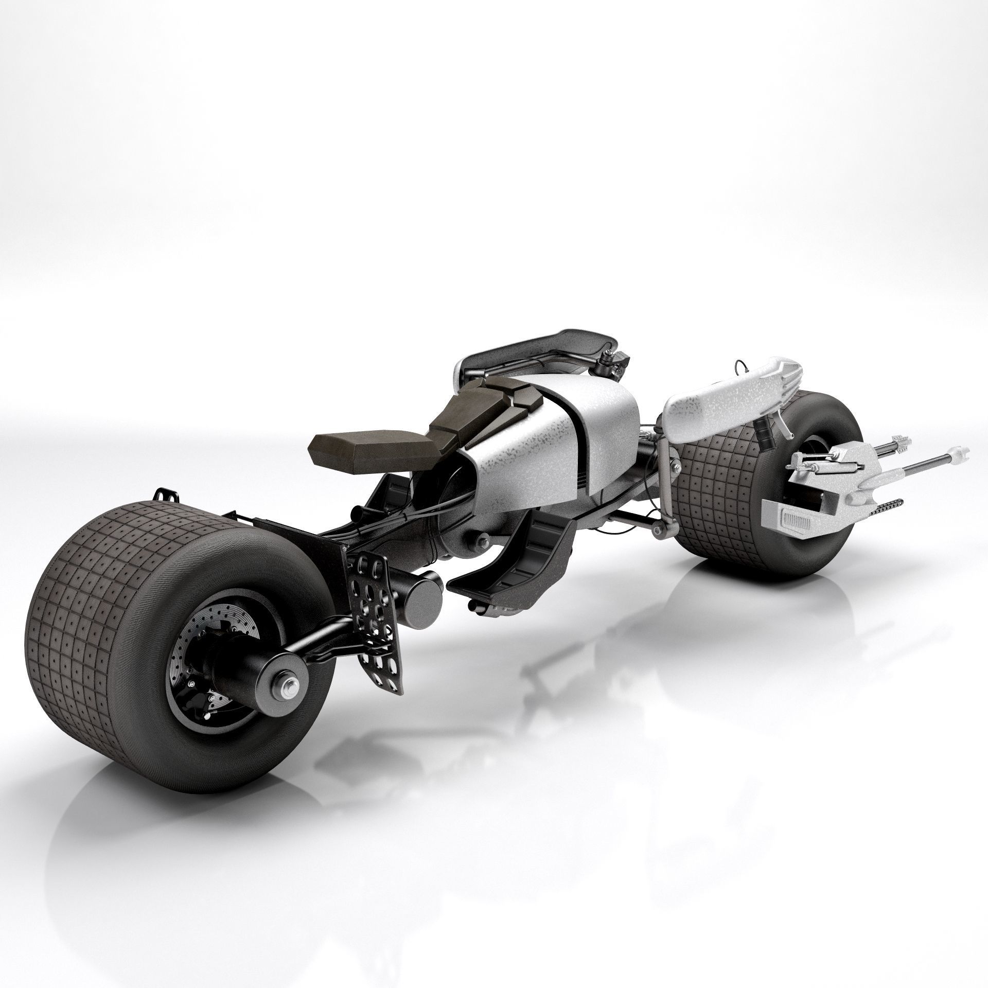 Batpod The Dark Knight 3D model_7