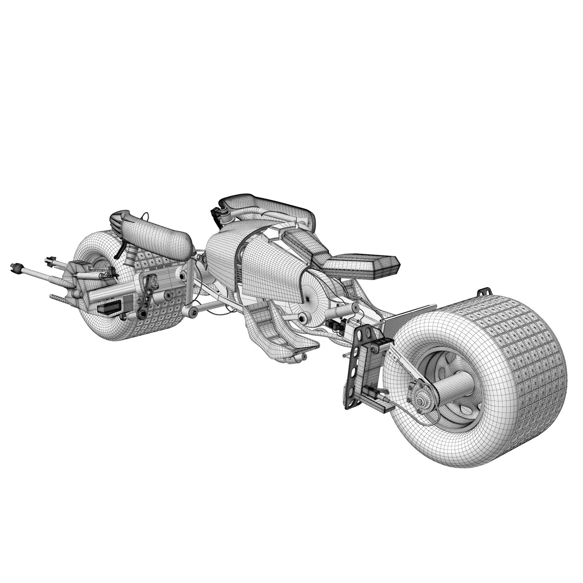 Batpod The Dark Knight 3D model_25