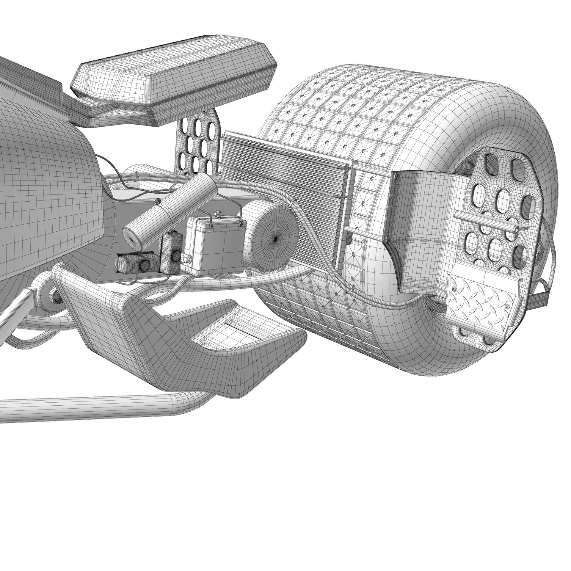 Batpod The Dark Knight 3D model_36