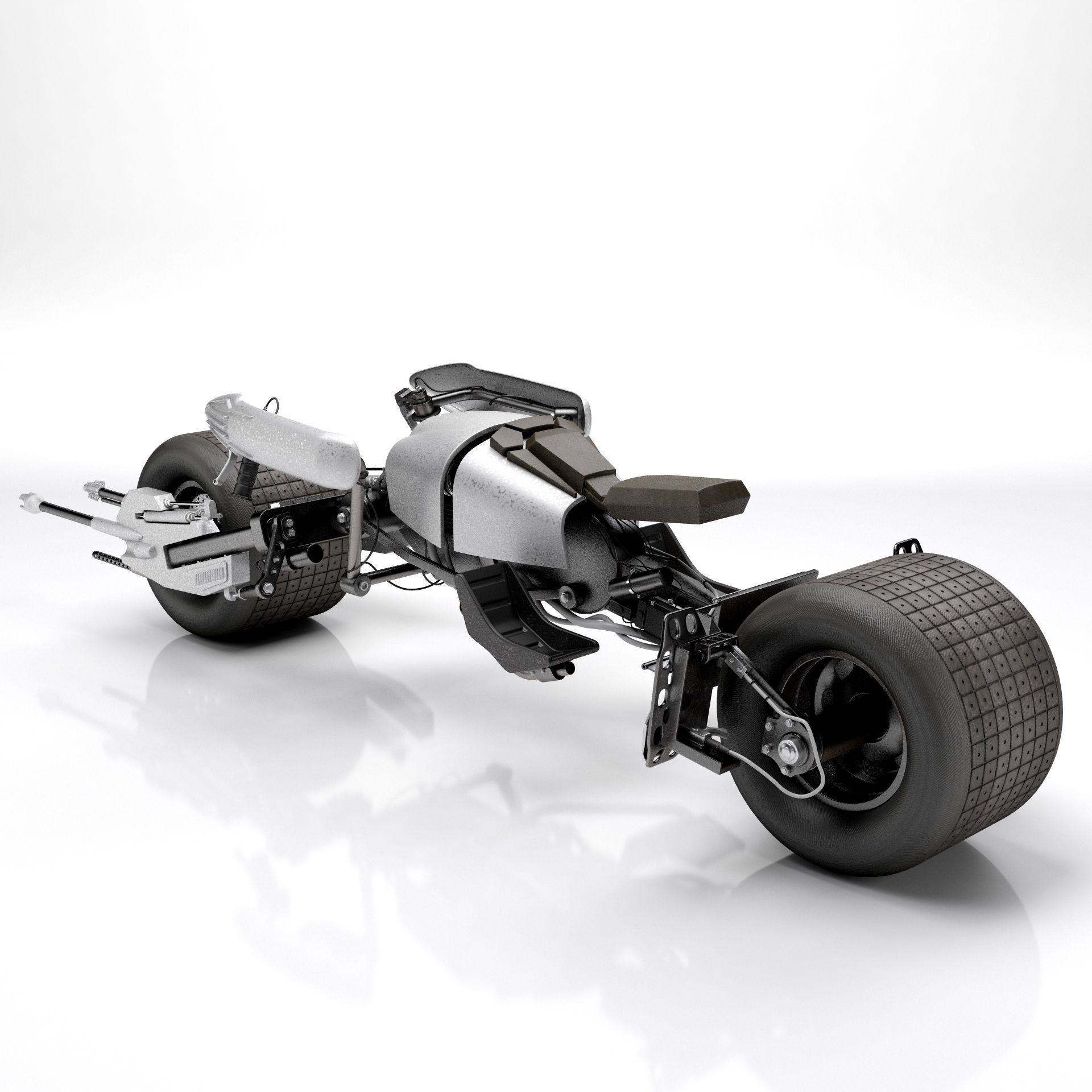Batpod The Dark Knight 3D model_6