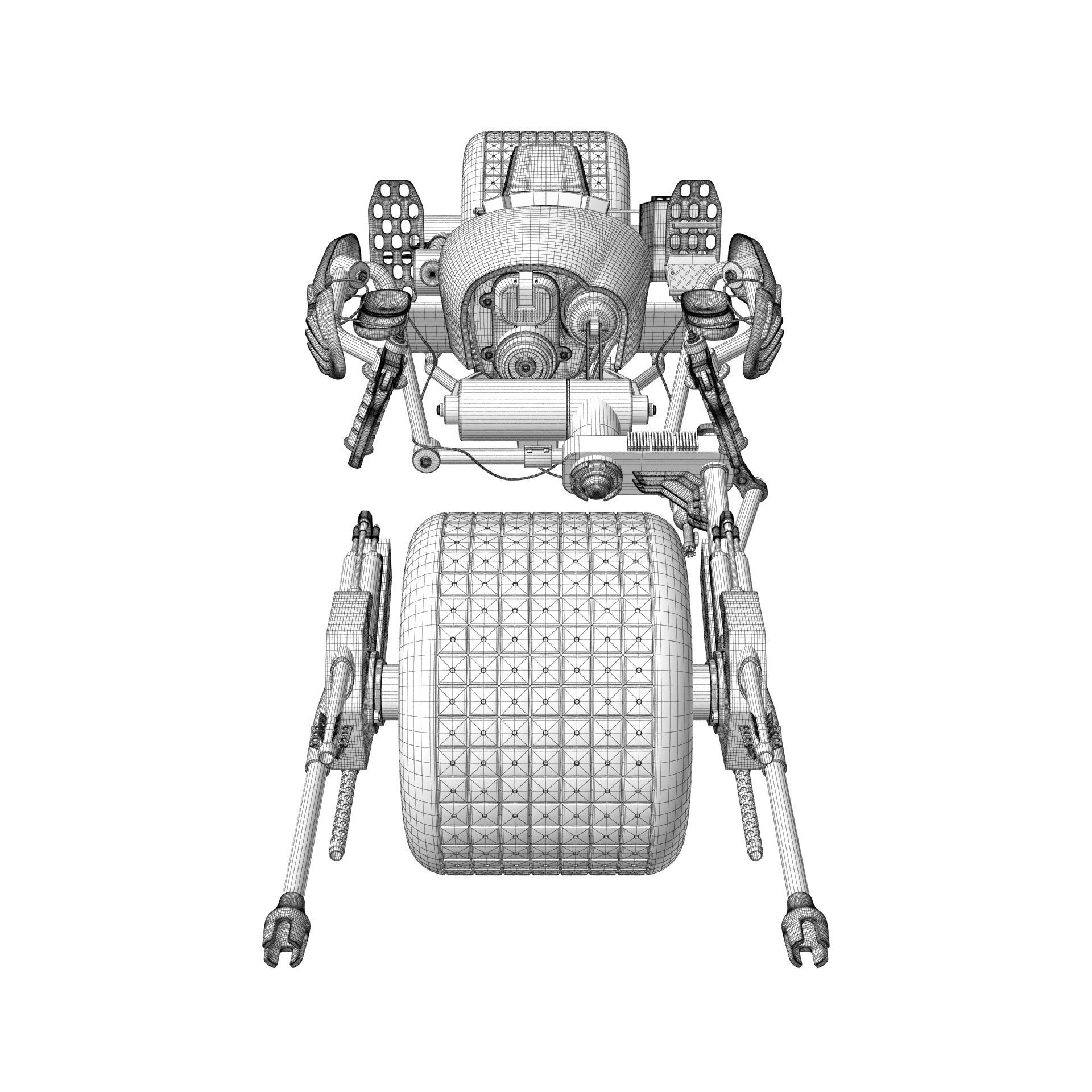 Batpod The Dark Knight 3D model_30