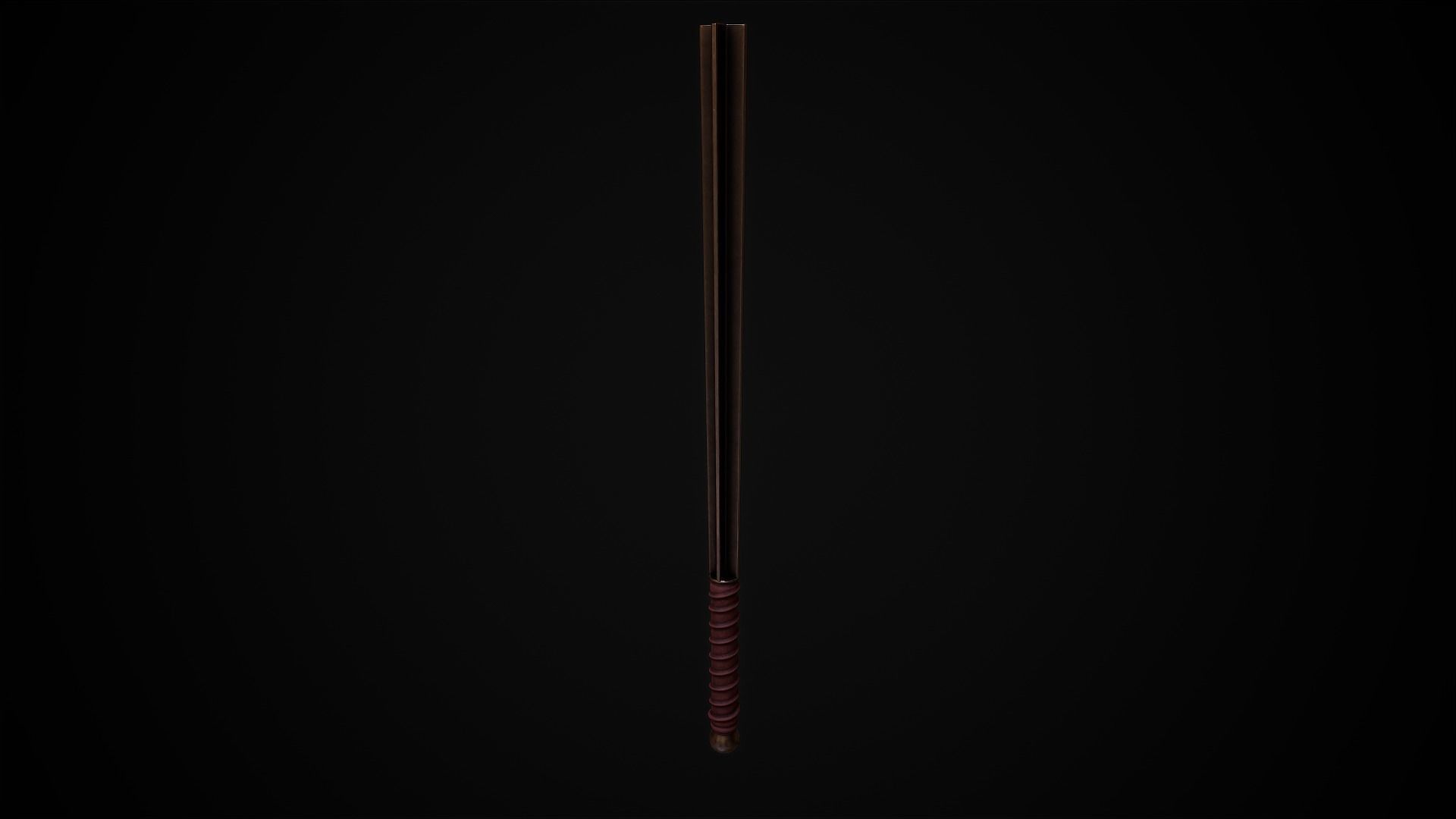 Bar Mace Low-poly 3D model_7