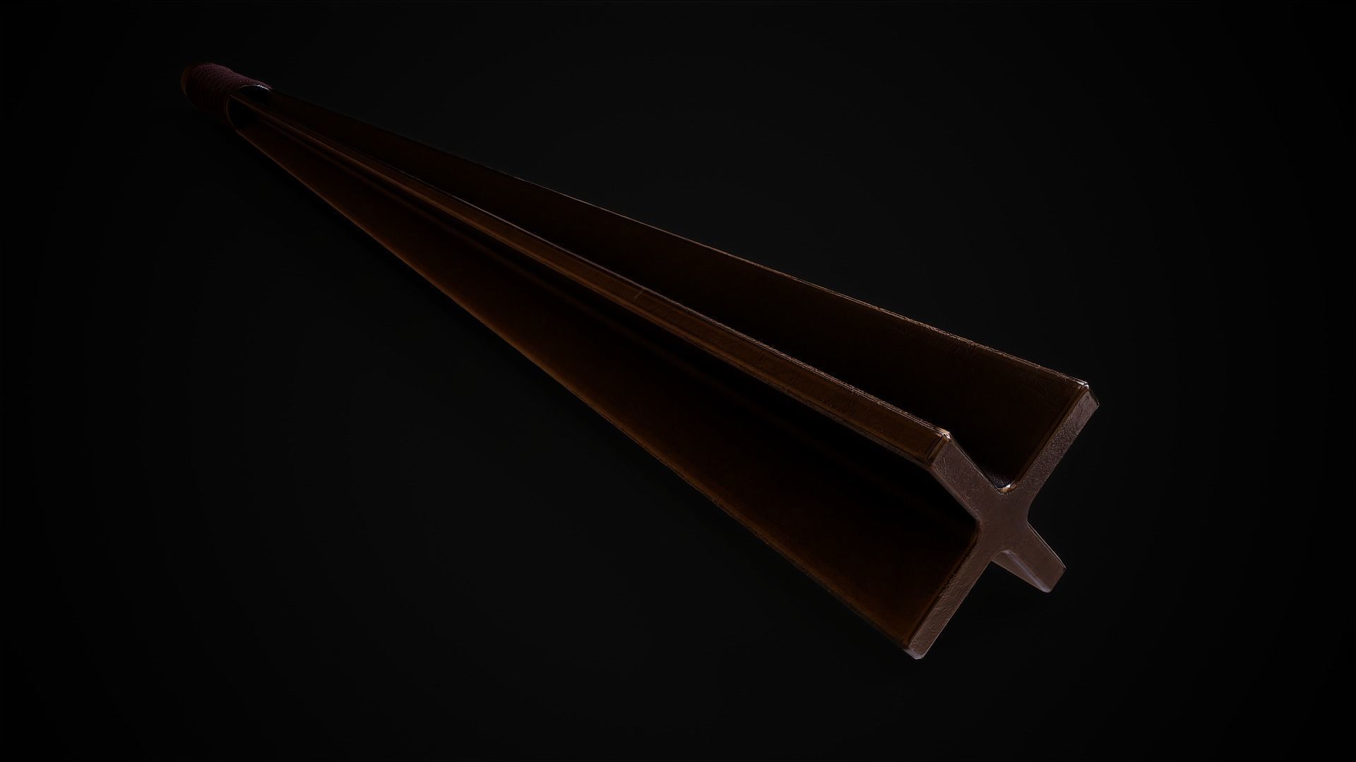 Bar Mace Low-poly 3D model_5