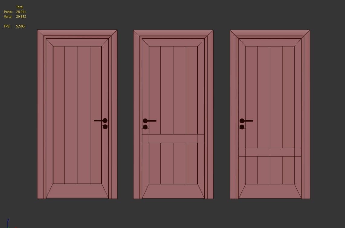 Doors matteucci otello 150 3D model_5