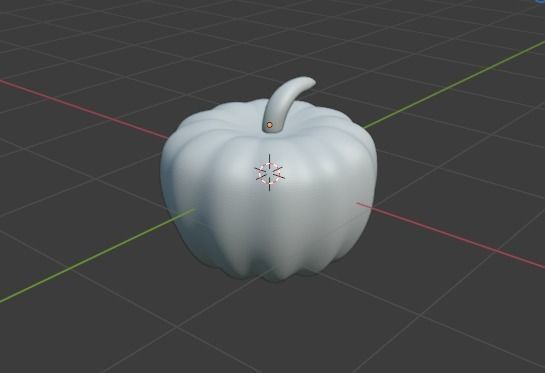 Pumpkin 3D model_3