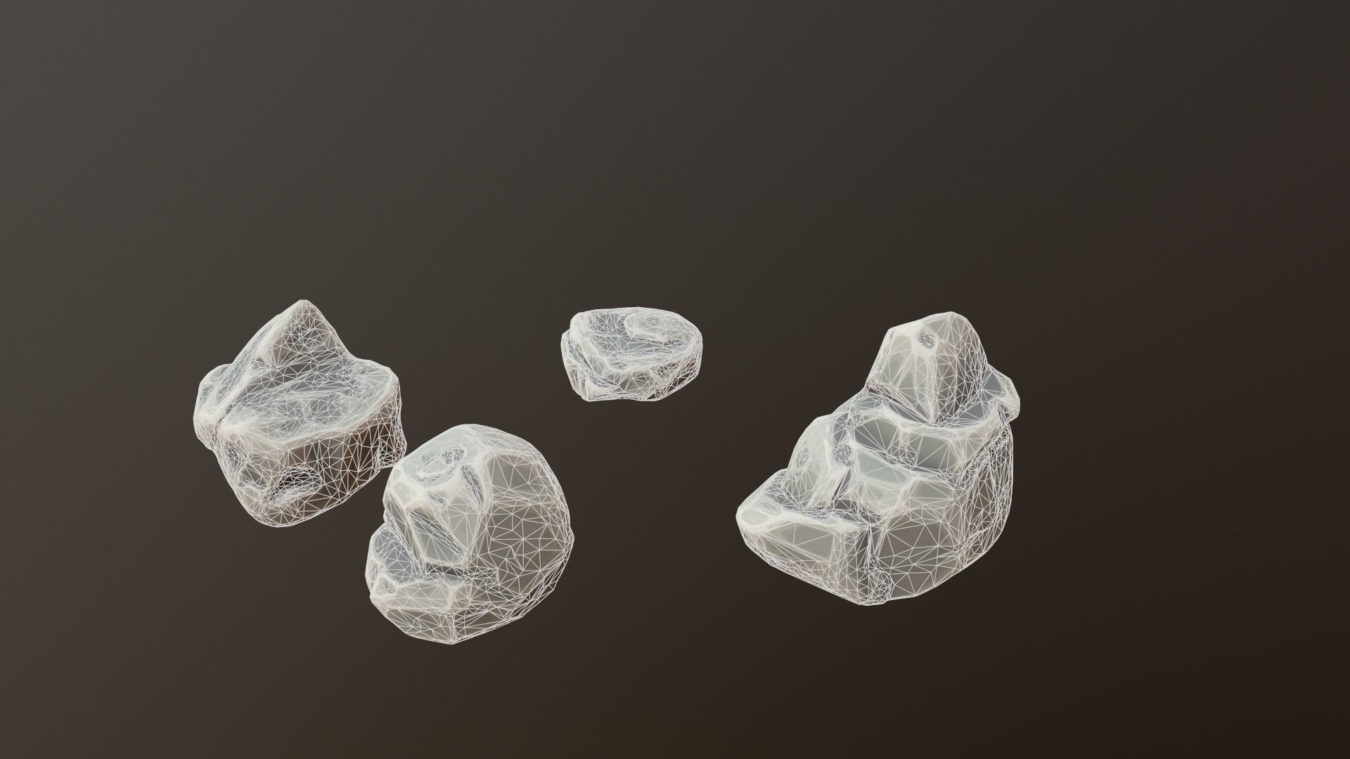 Stylized Rock Asset Pack Low-poly 3D model_7