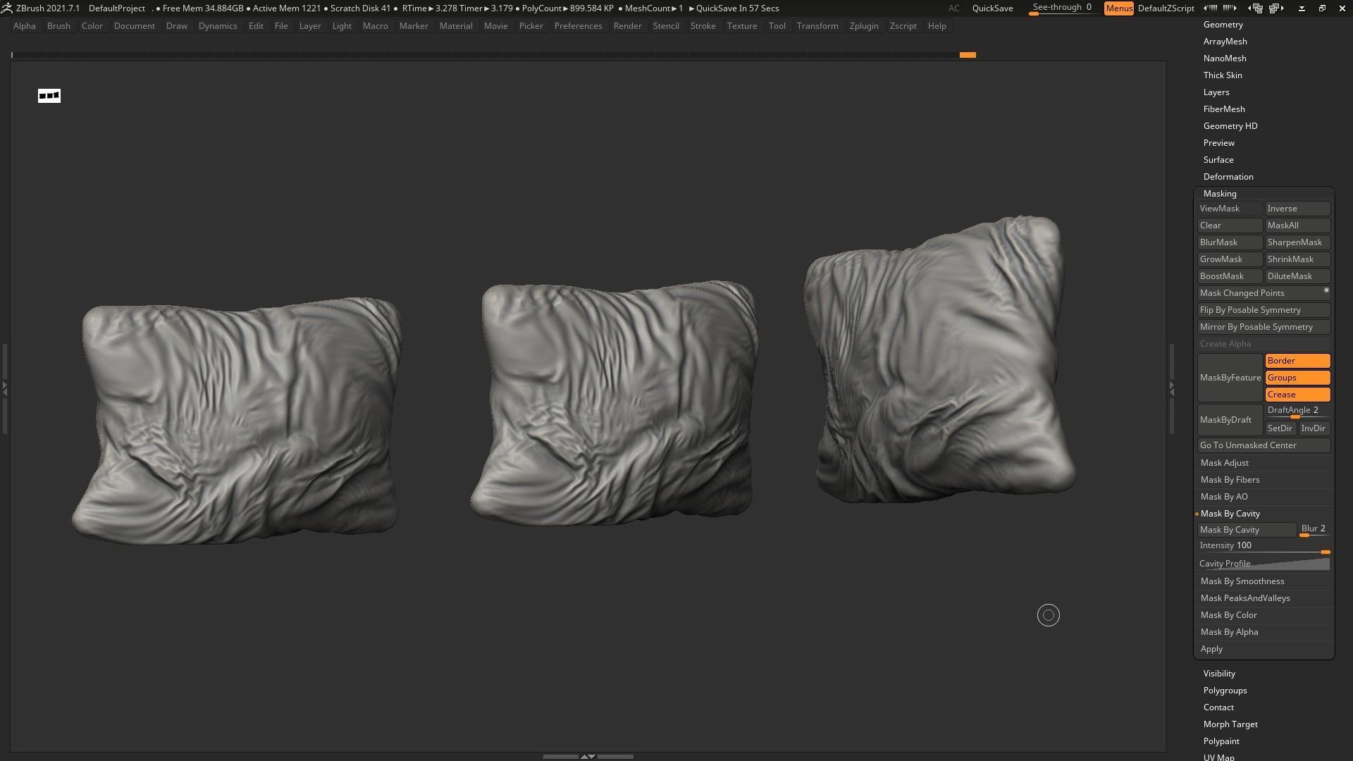 pillow 02 3d print model 3D print model_2