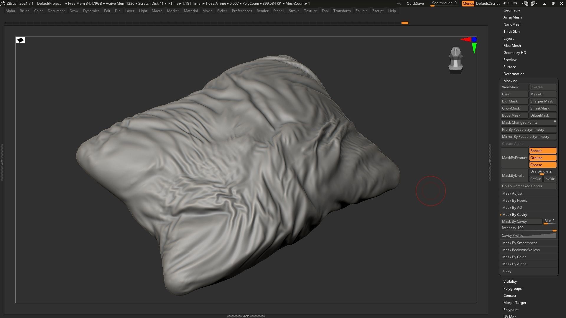 pillow 02 3d print model 3D print model_13