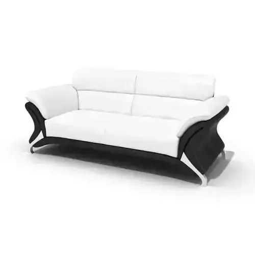 White Leather Couch