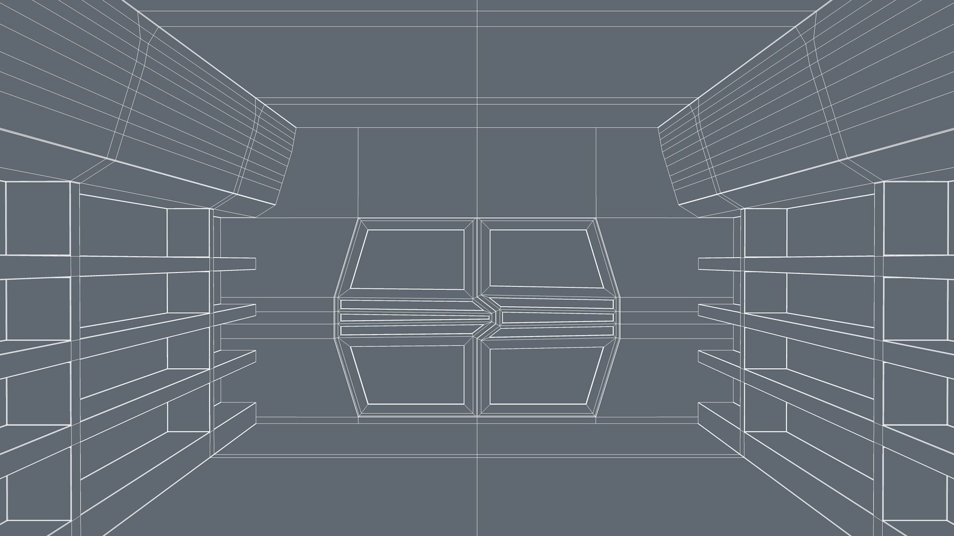 Sci Fi Corridor 3D model_11