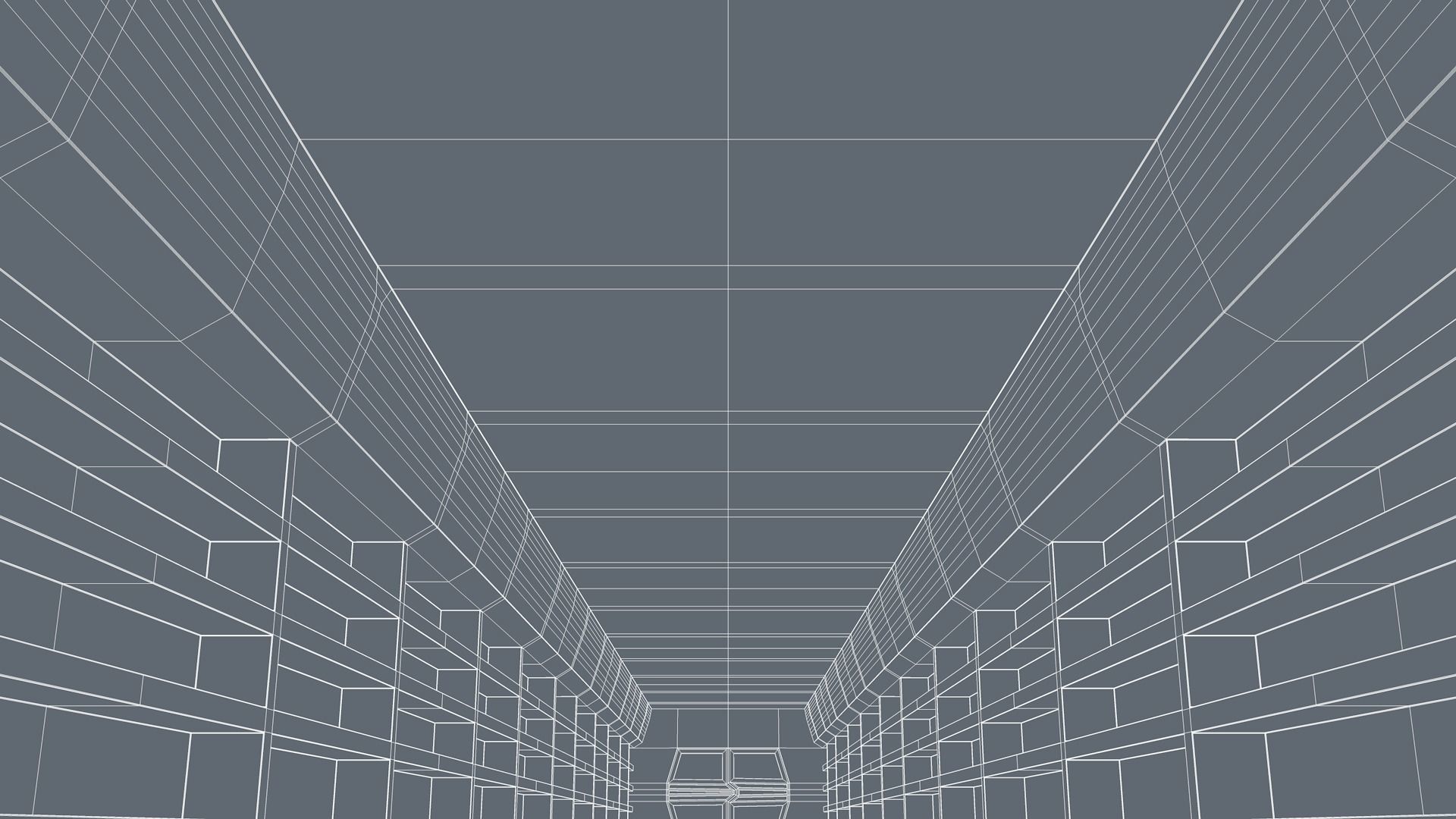 Sci Fi Corridor 3D model_8