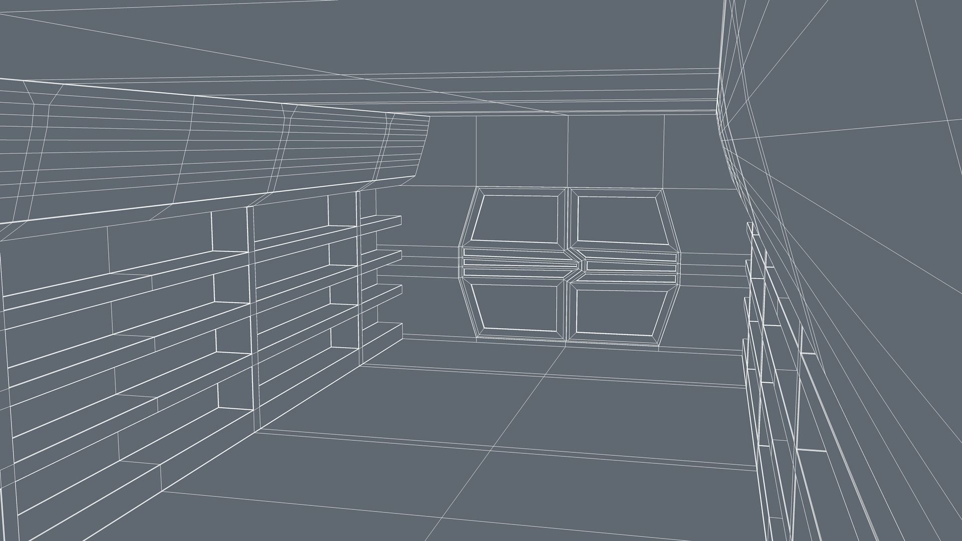 Sci Fi Corridor 3D model_13