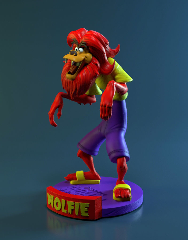 Wolfie- Groovie Goolies 3D print model_2