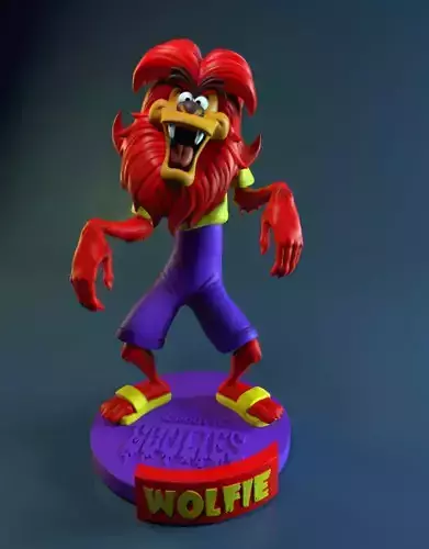 Wolfie- Groovie Goolies 3D print model