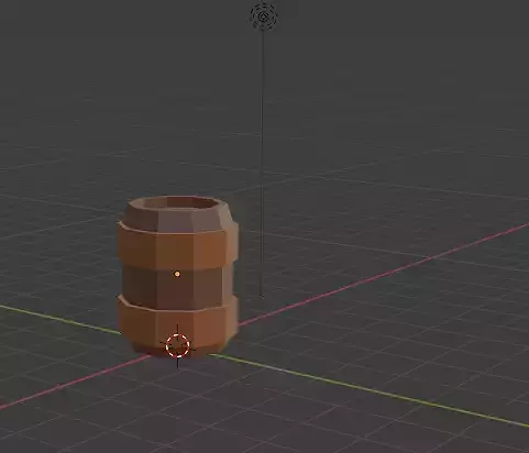 Barrel Low-poly 3D model