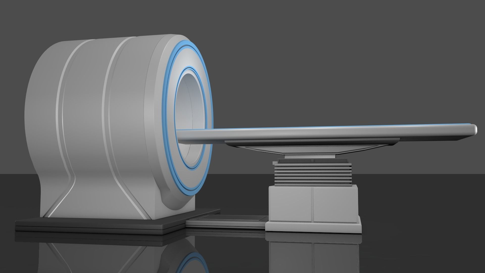MRI Scan Machine 3D model_3