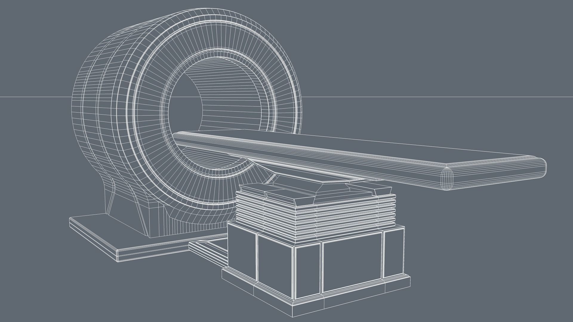MRI Scan Machine 3D model_7