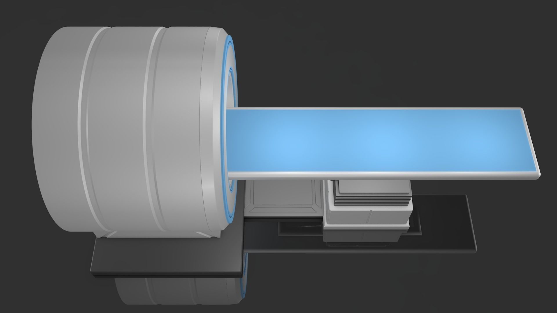 MRI Scan Machine 3D model_1