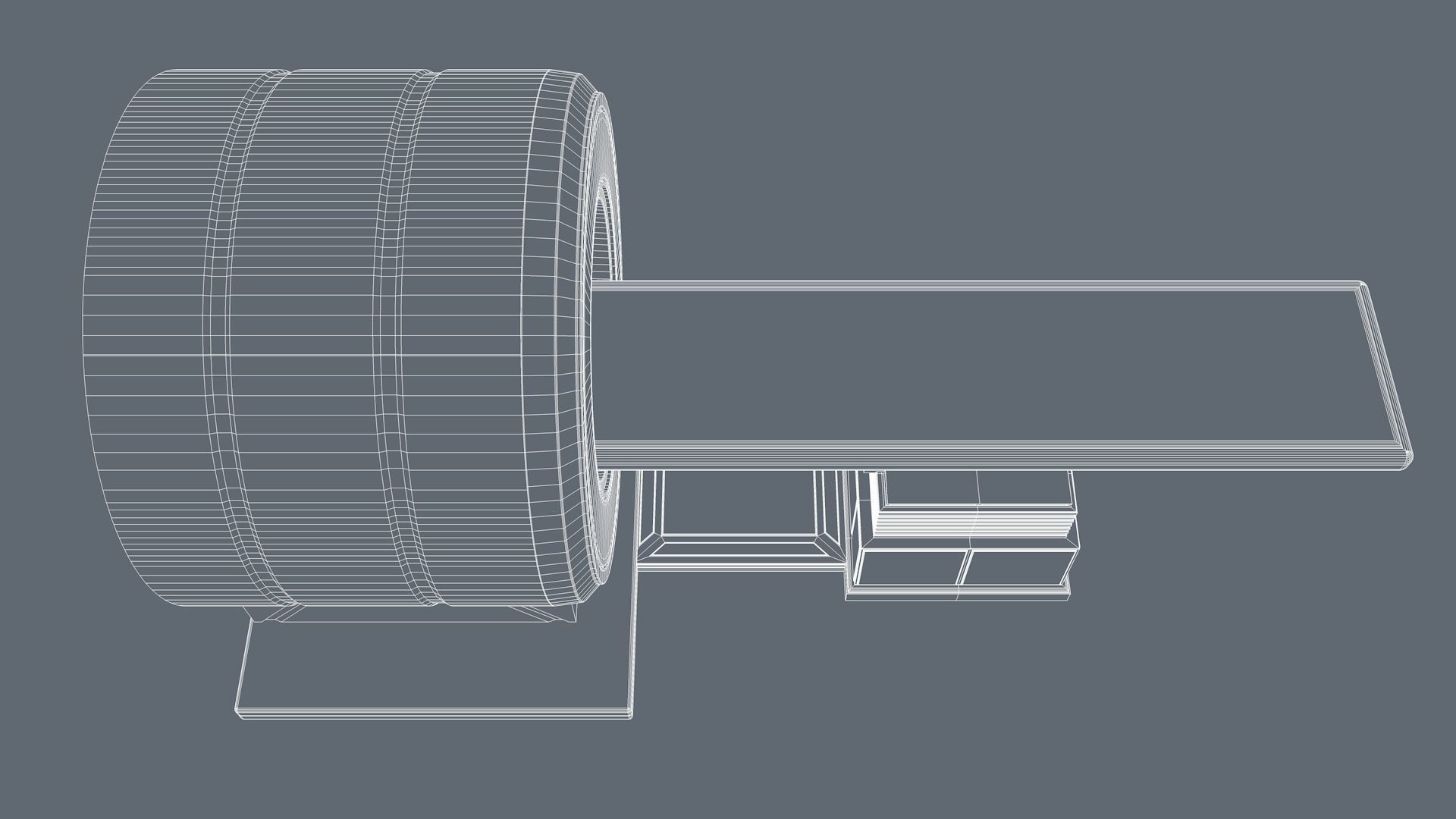 MRI Scan Machine 3D model_6