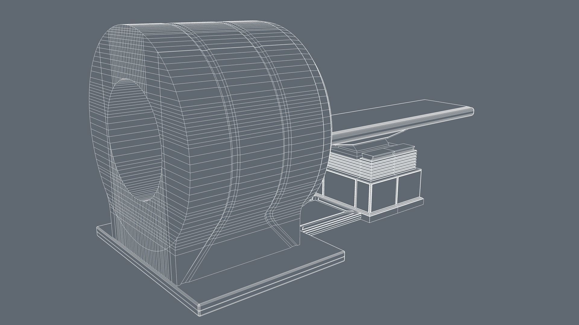 MRI Scan Machine 3D model_9