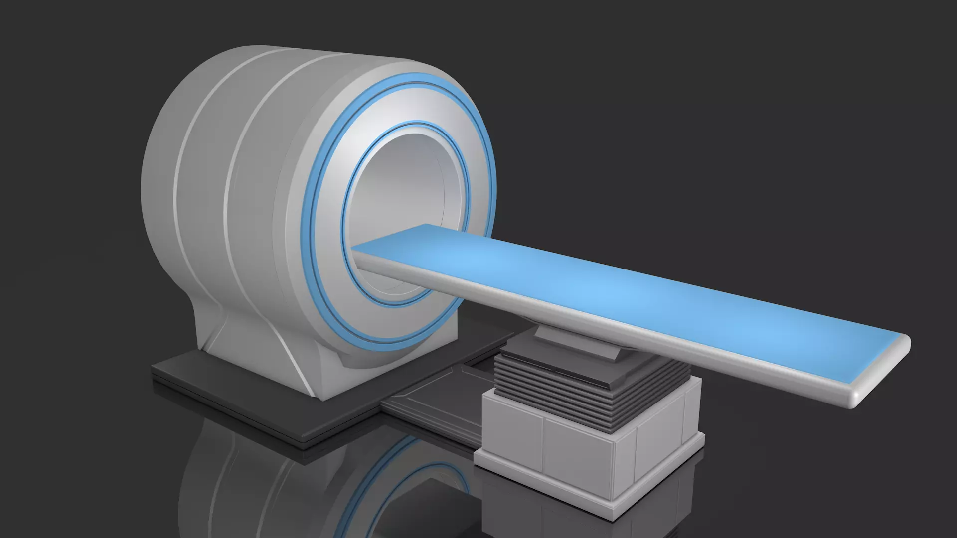 MRI Scan Machine 3D model_0