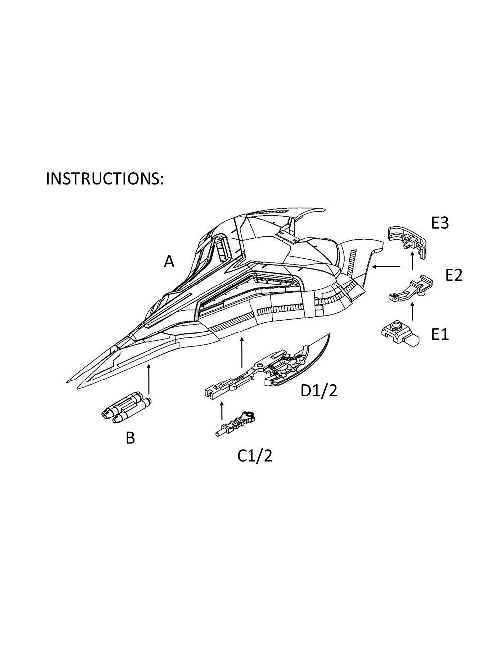 Shield and Beam Tomahawk for MG Sazabi Ver Ka 3D print model_1