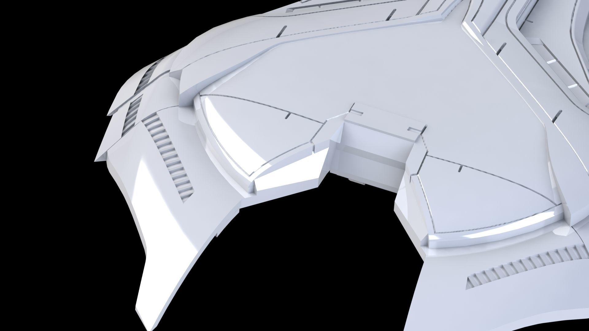 Shield and Beam Tomahawk for MG Sazabi Ver Ka 3D print model_6