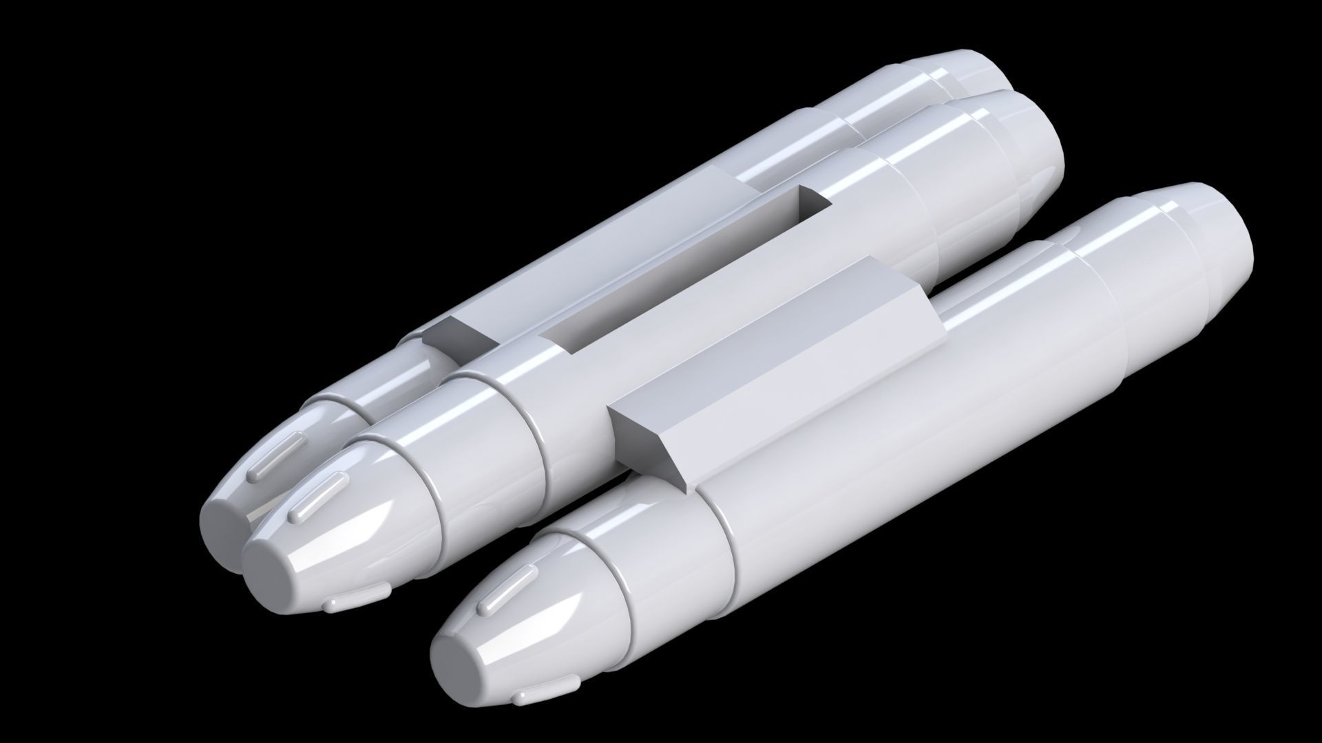 Shield and Beam Tomahawk for MG Sazabi Ver Ka 3D print model_10