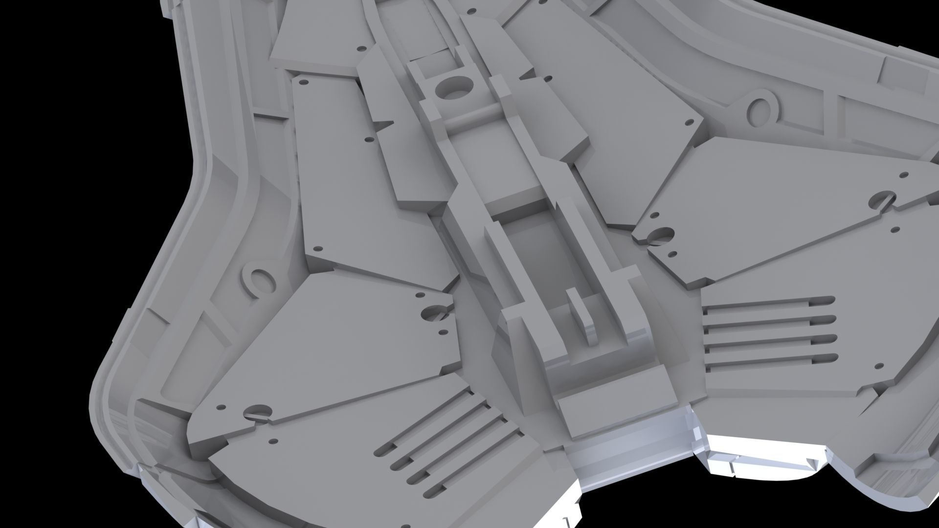 Shield and Beam Tomahawk for MG Sazabi Ver Ka 3D print model_7