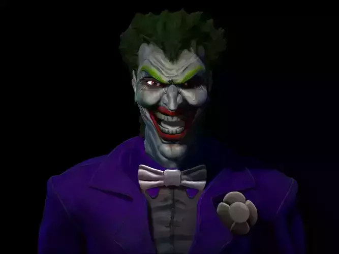 Joker from batman arkham knight 3D print model