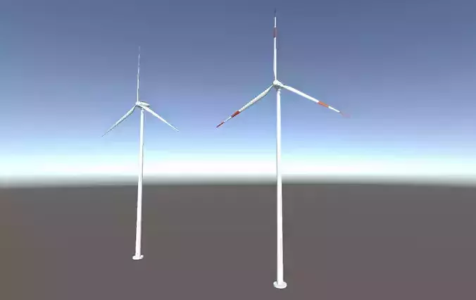 Low-Poly Wind Turbine