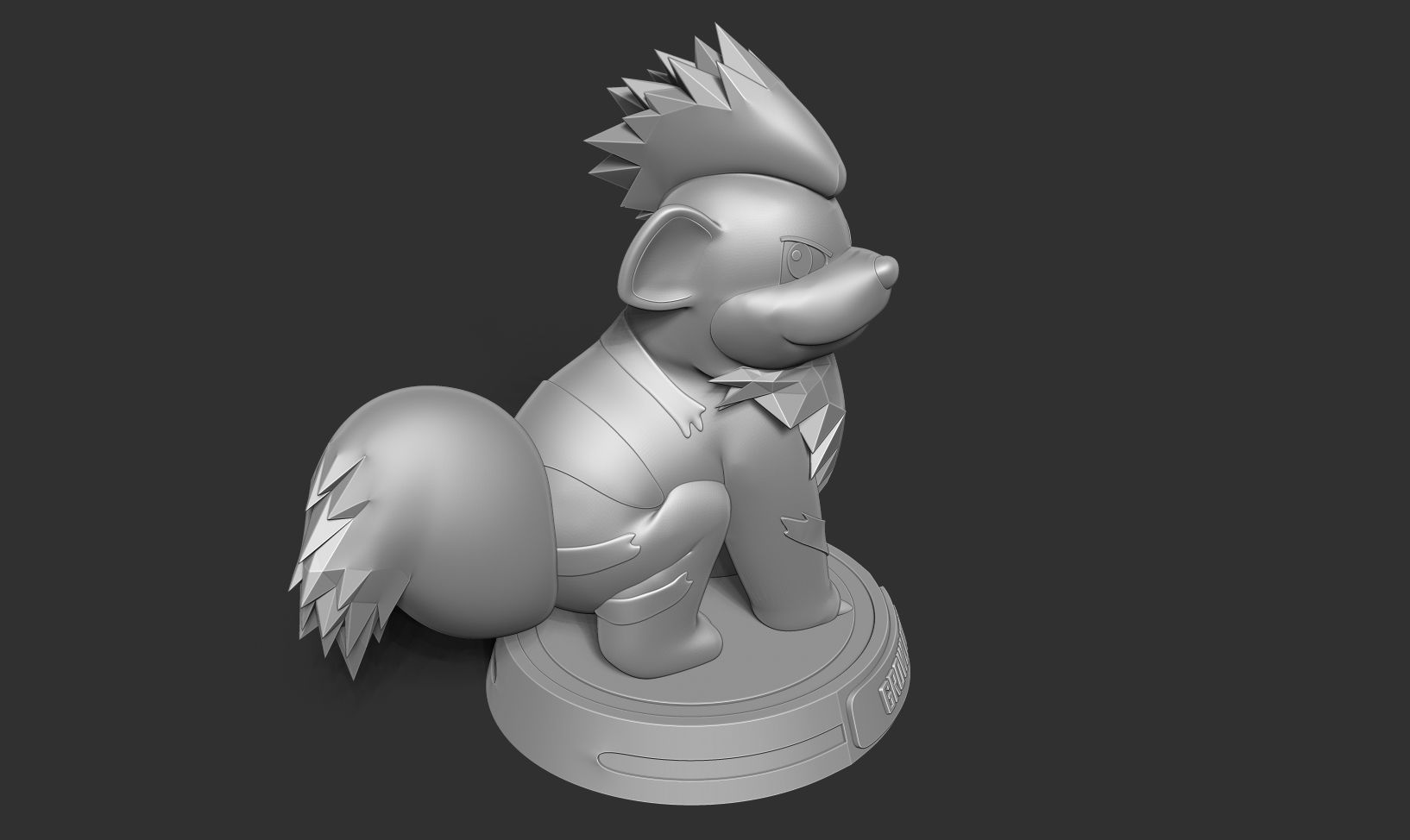 Growlithe - Pokemon Fanart 3D print model_16