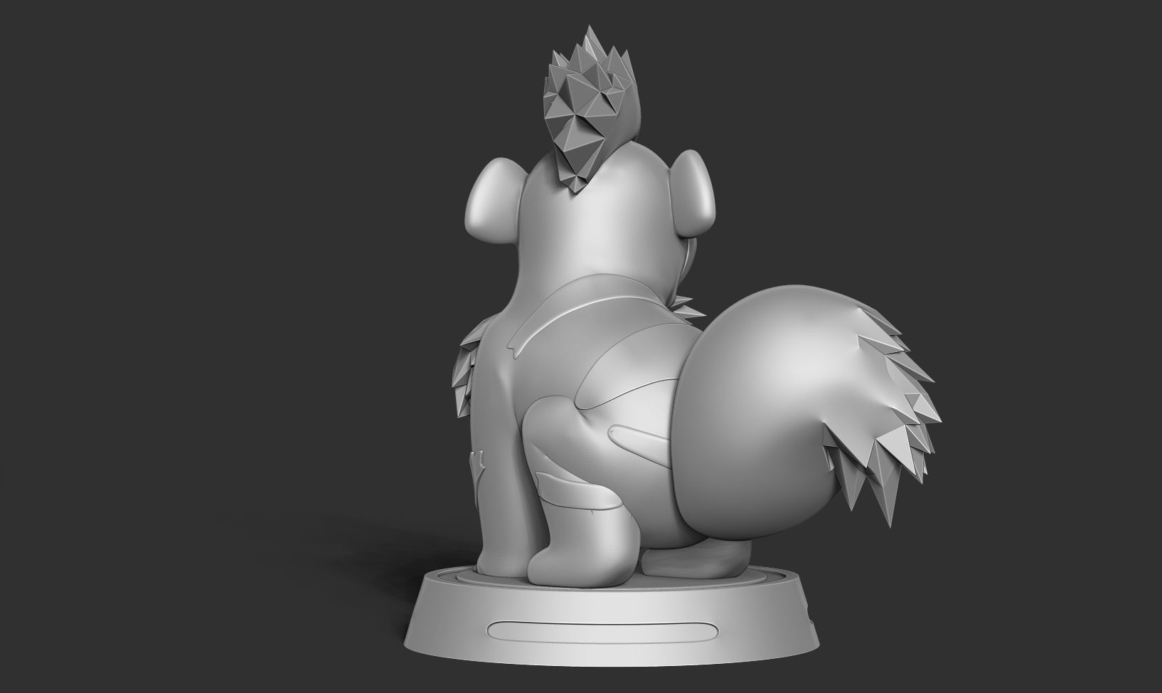 Growlithe - Pokemon Fanart 3D print model_18