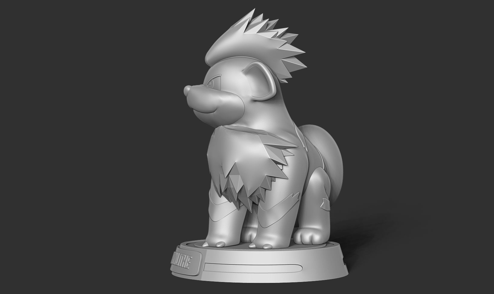 Growlithe - Pokemon Fanart 3D print model_10