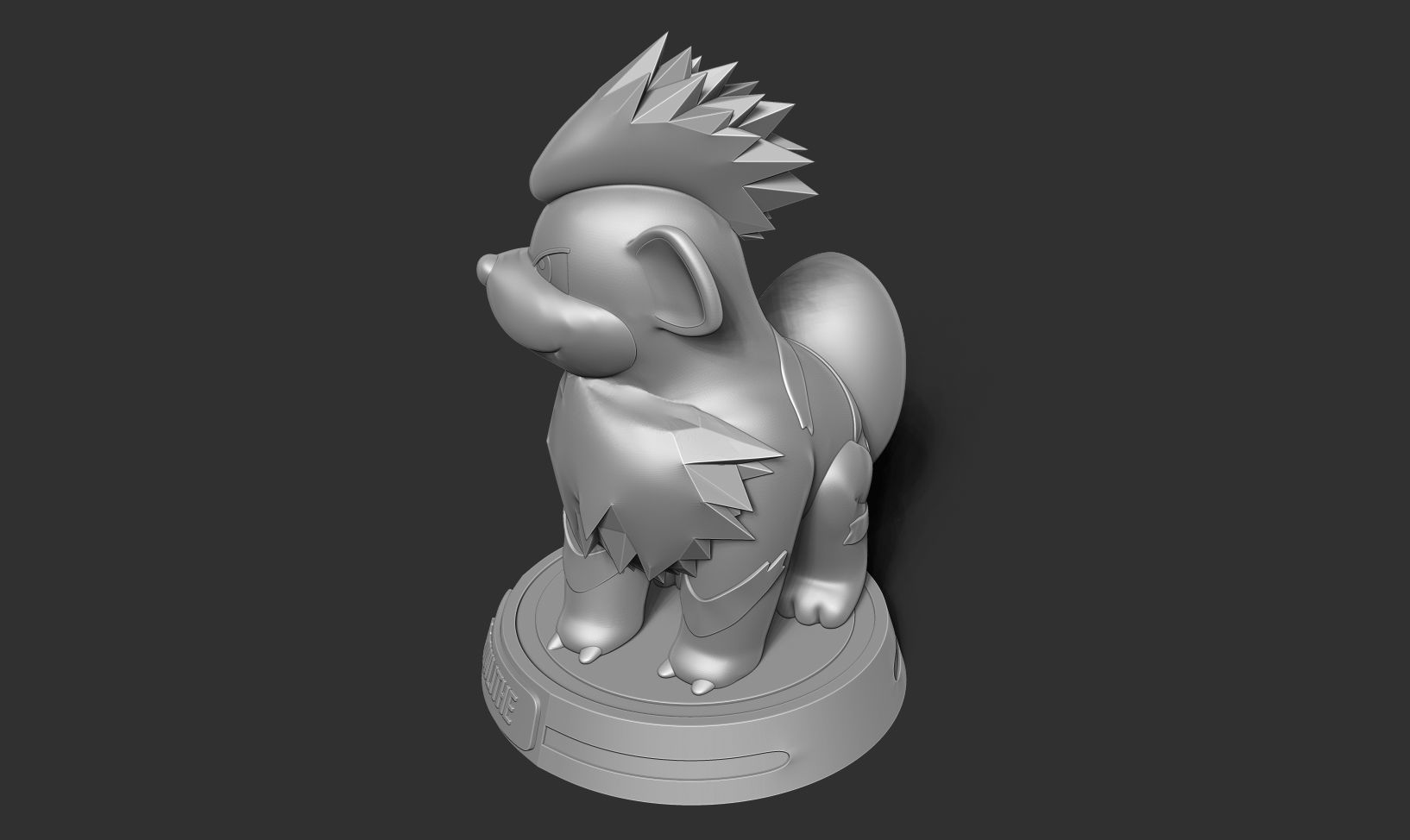 Growlithe - Pokemon Fanart 3D print model_14