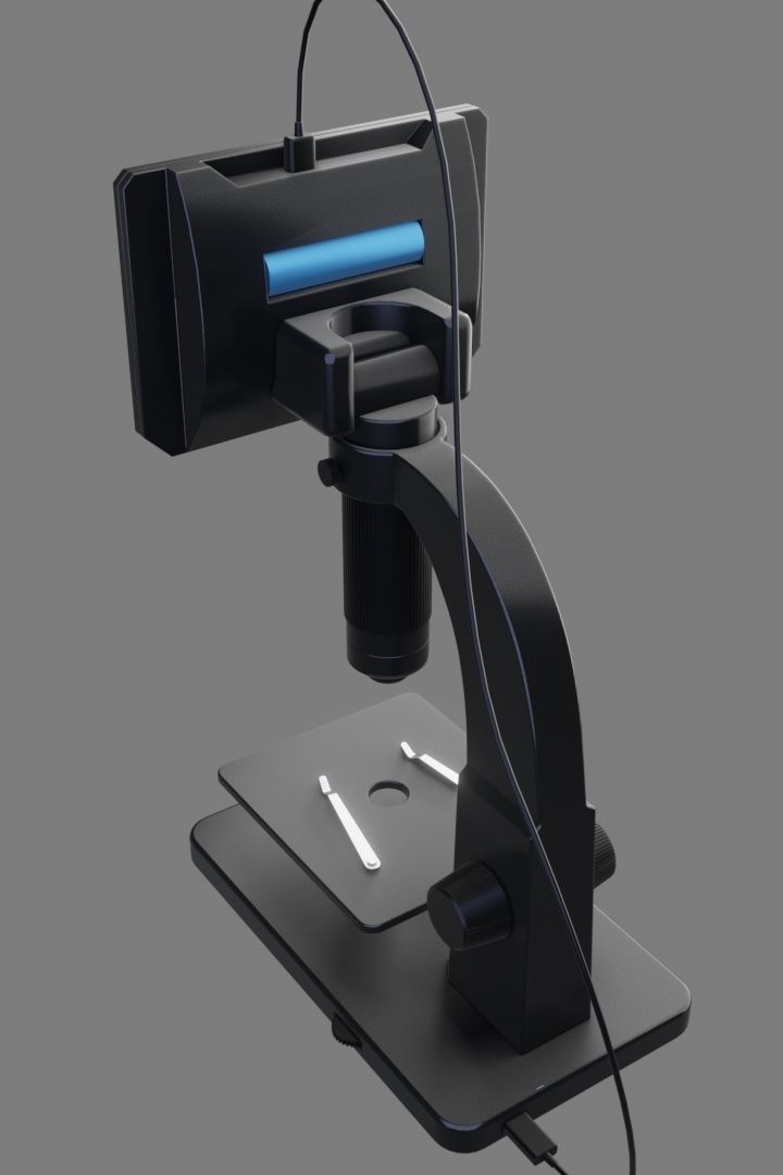 Digital Microscope 3D model_4
