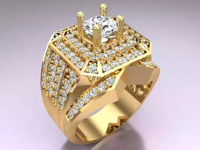 Diamond Rings - Mens Rings - N333