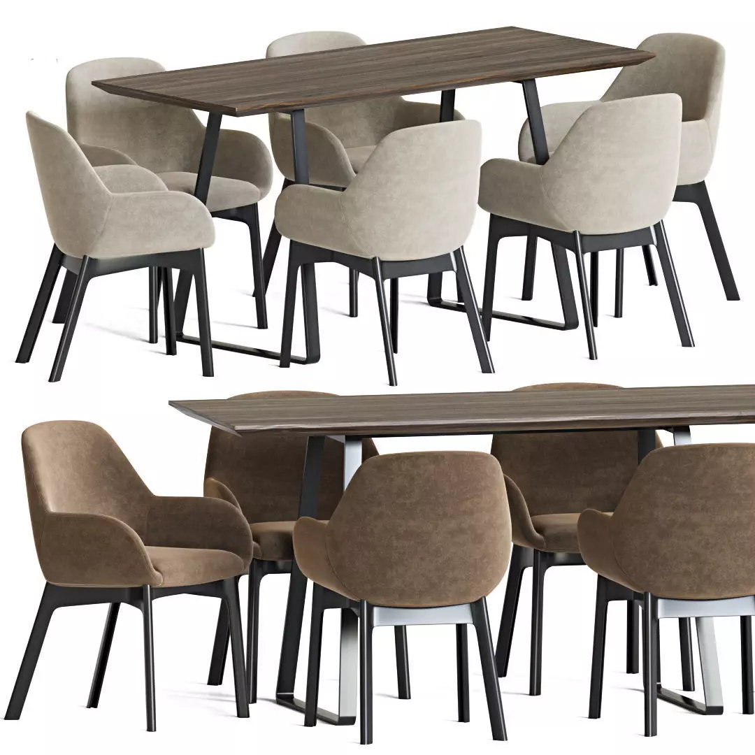 Dining Set 31 3D model_0