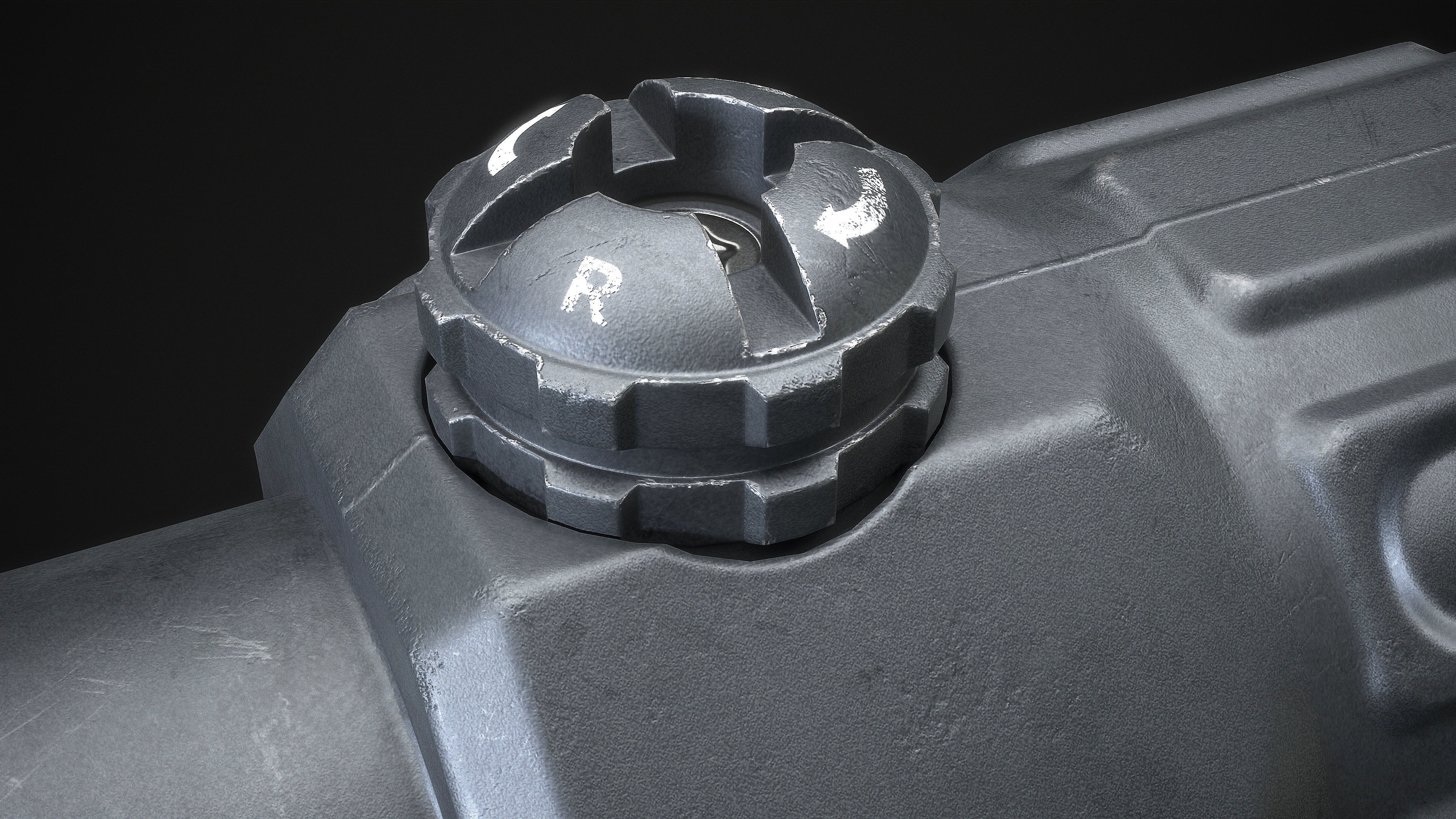 EOTech EXPS3 With Magnifier 3x Low-poly 3D model_30