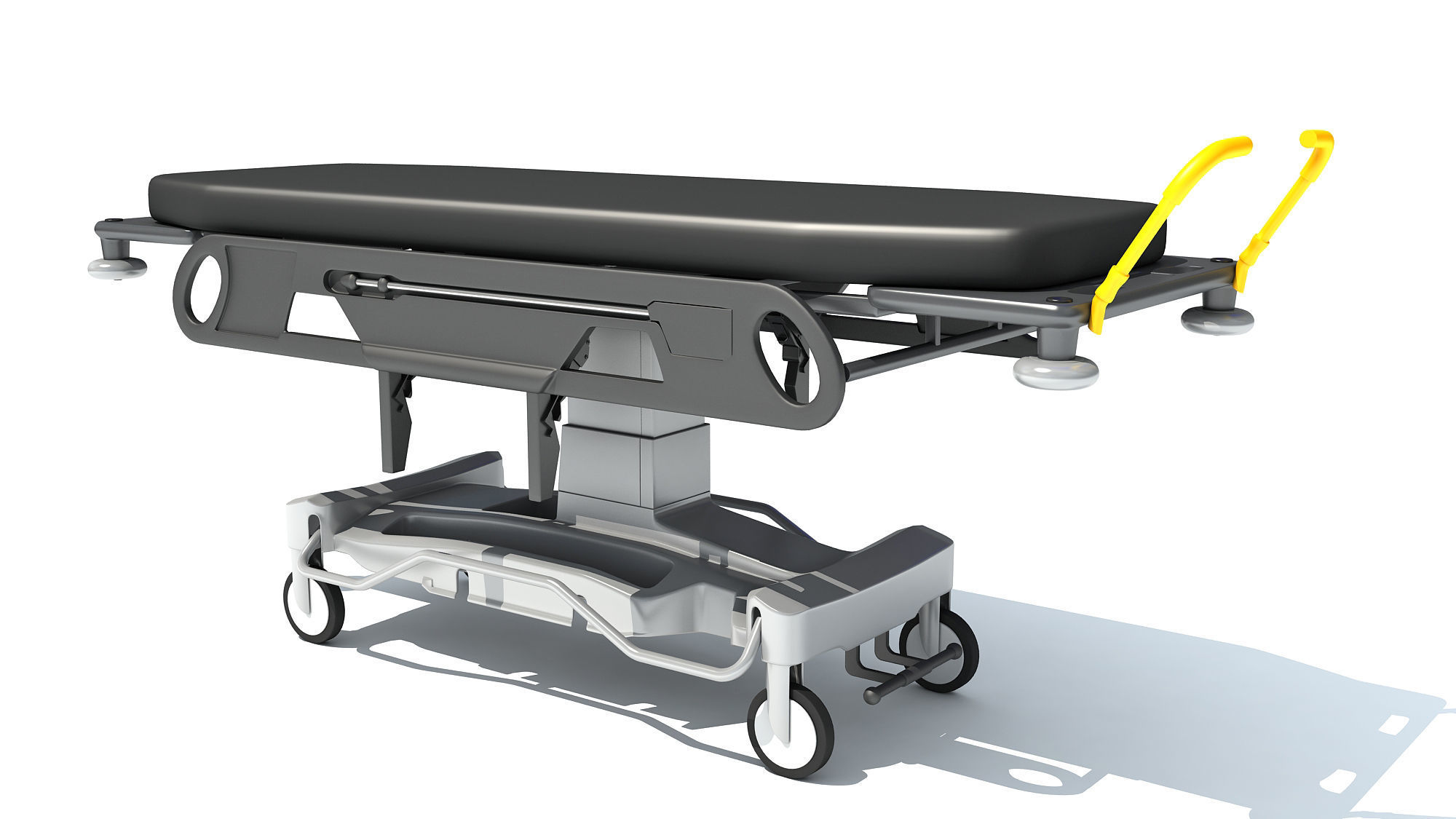 Transport Stretcher 3D model_3