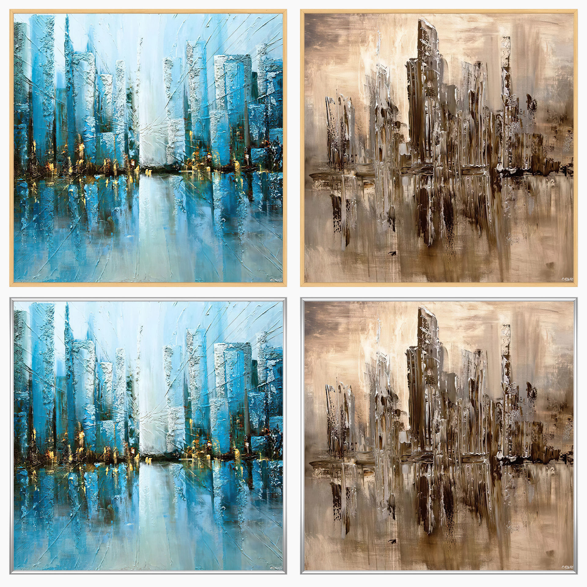 Wall Art Set 3788 3D model_2